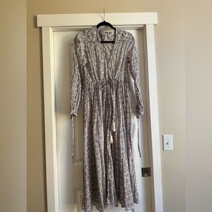 Free People Purple Floral Maxi Dress - XS